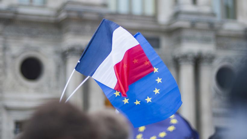 French & Europen Flag