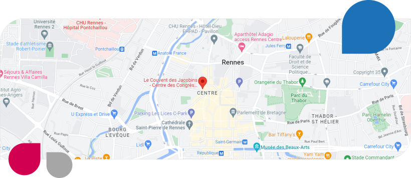 Le Couvent des Jacobins Rennes Map european eHealth week